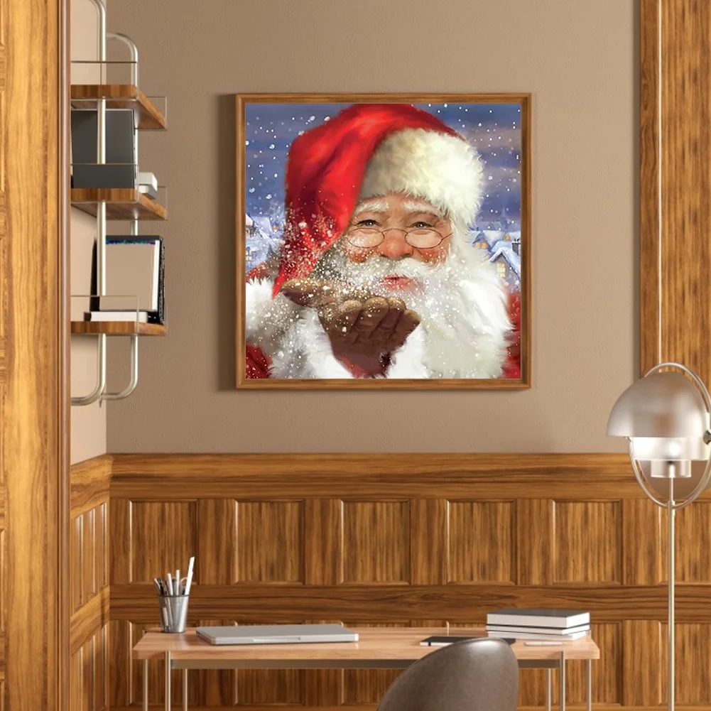 Diamond Painting - Full Round Drill - Santa(30*30cm)