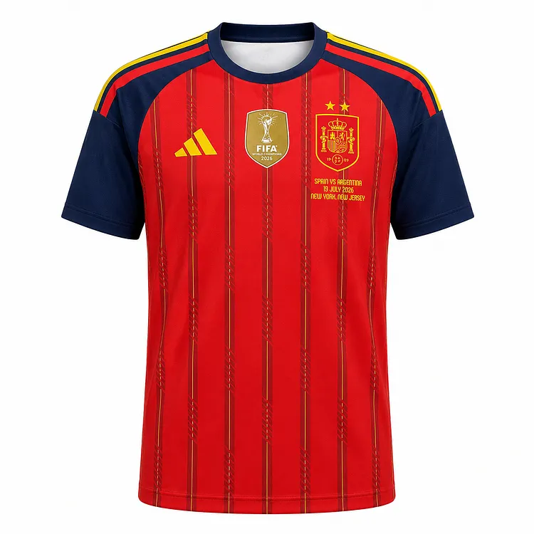 【S~5XL】Spain 2026 World Cup Home Finals Jersey 1:1 Thai Quality