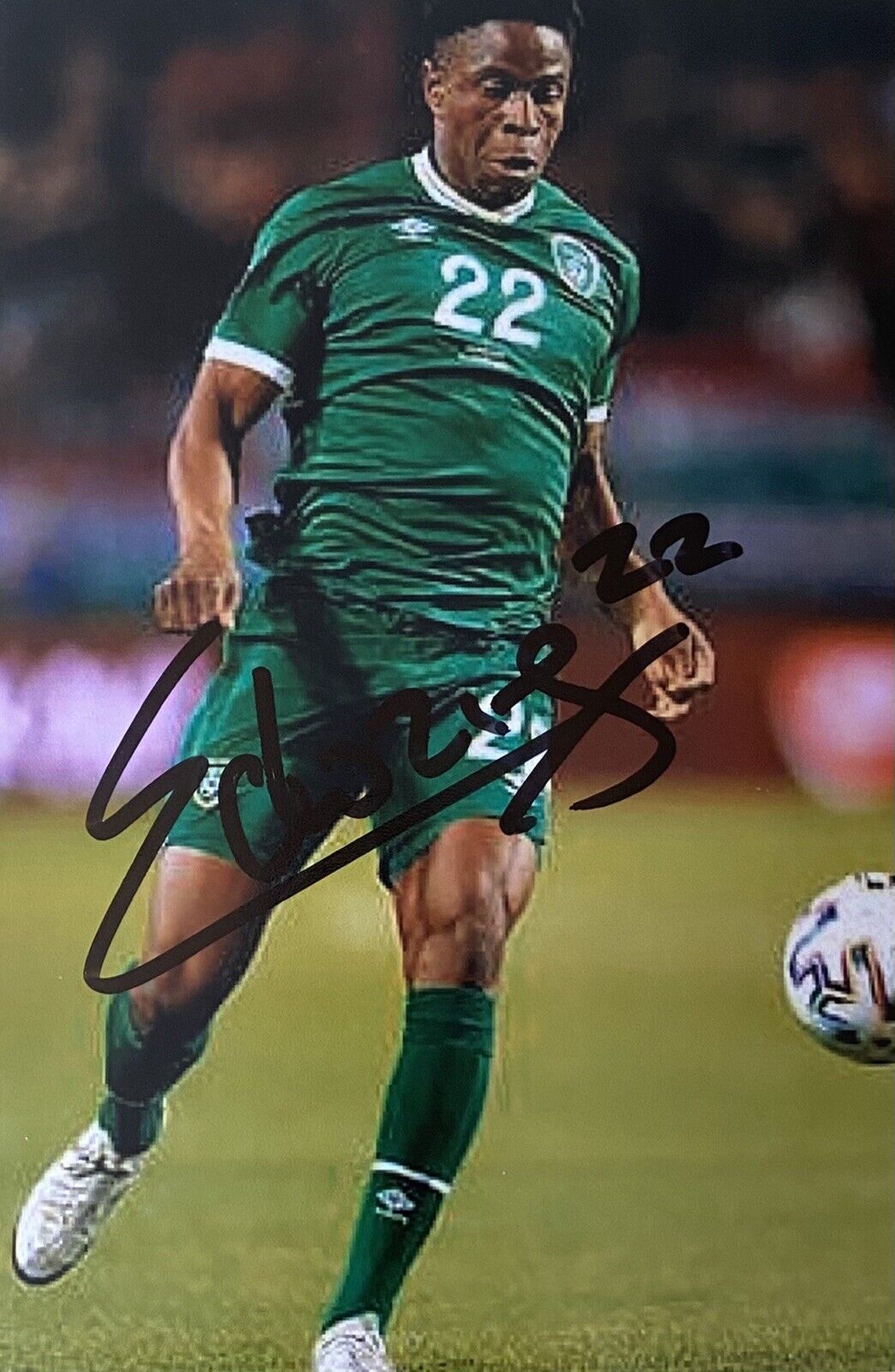 Chiedozie Ogbene Genuine Hand Signed Ireland 6X4 Photo Poster painting, See Proof