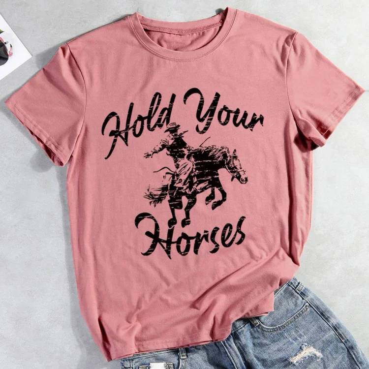 ANB -  Hold your horse T-shirt Tee -05770