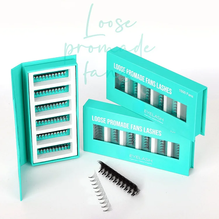 500&ndash;1000 Fans Loose Premade Volume Lash Extensions Pointy Base Long Stem 3D&ndash;8D Pro Made Fans