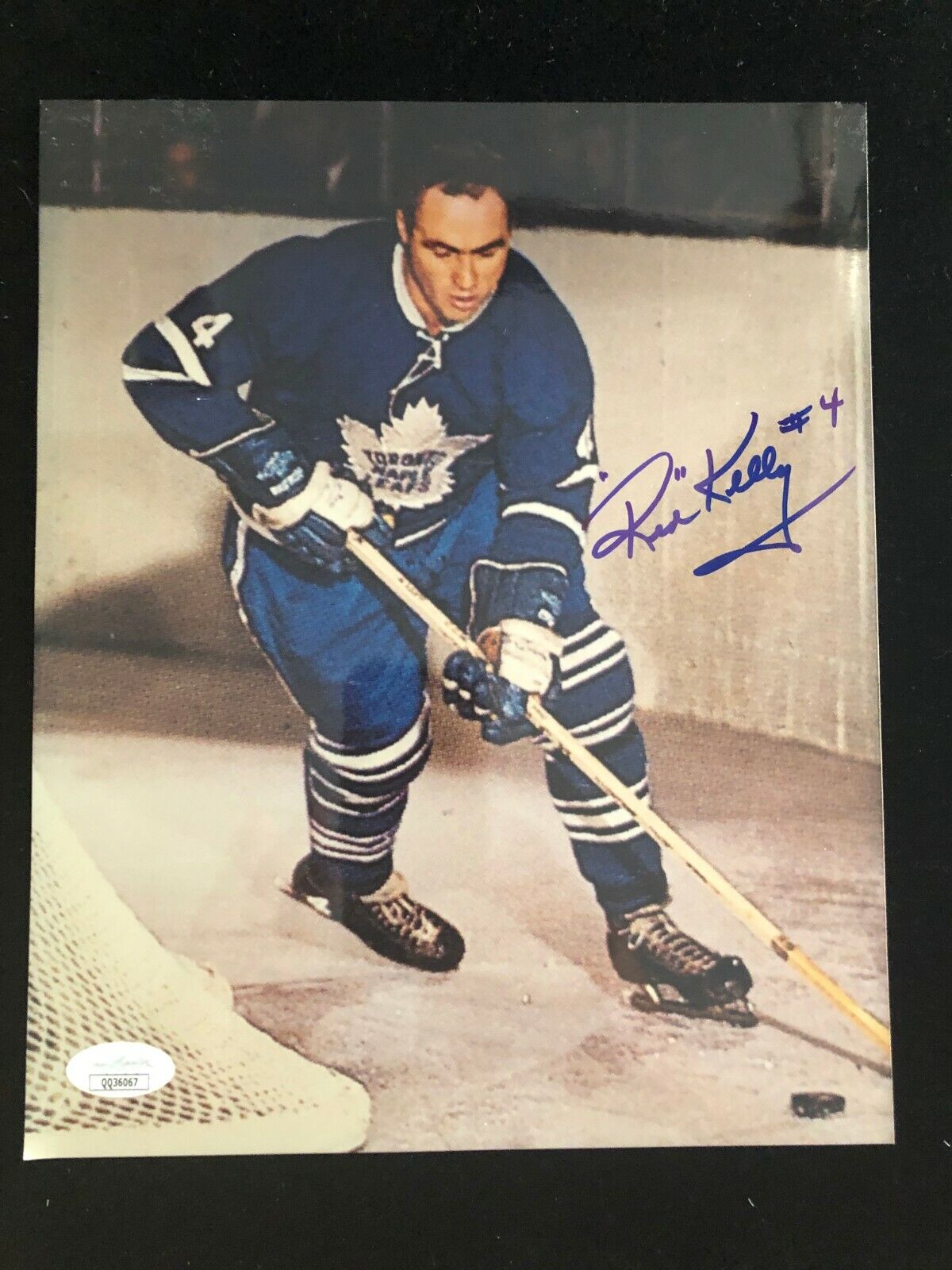 Red Kelly Signed #4 Autographed Photo Poster painting - Toronto Maple Leafs - JSA # QQ36067