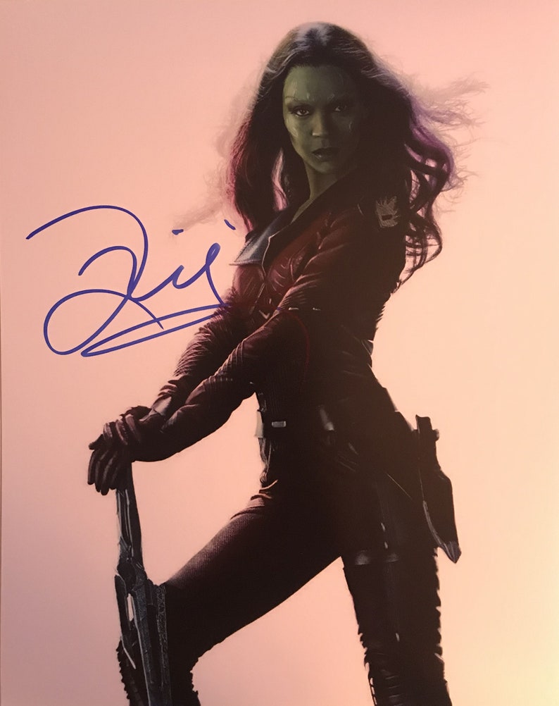 Zoe Saldana Signed Autographed Avatar