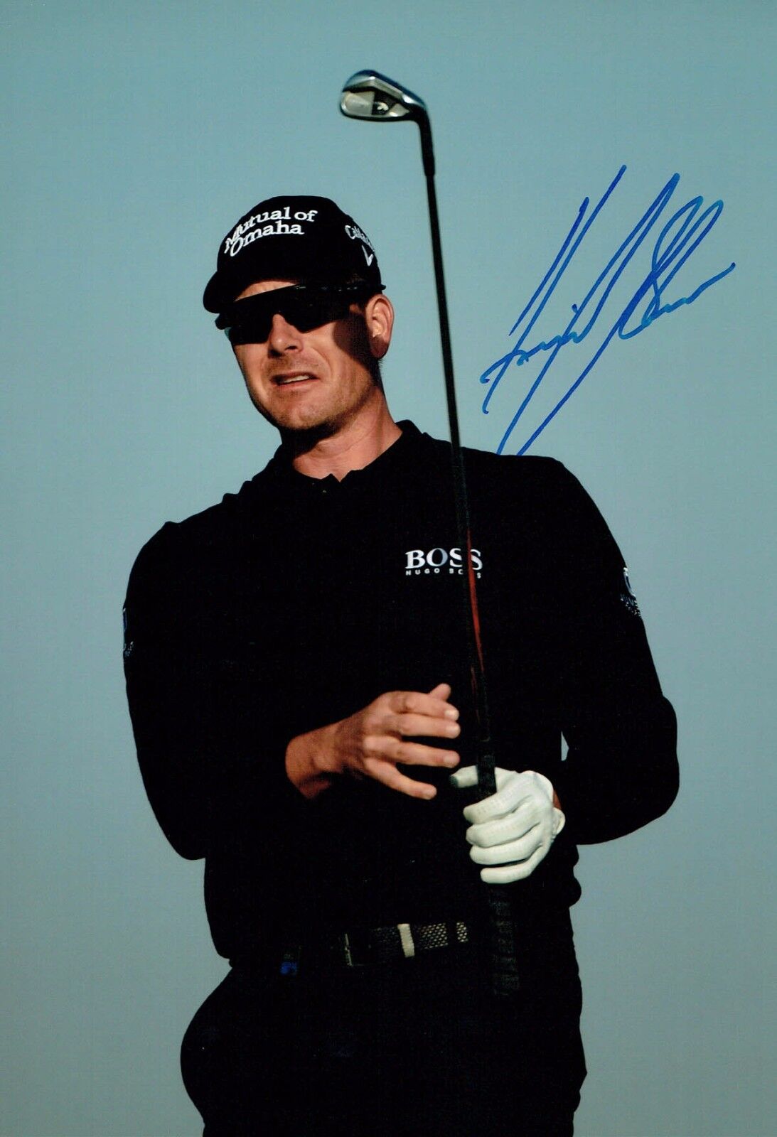 Henrik STENSON SIGNED Golf AUTOGRAPH 12x8 Photo Poster painting 2 AFTAL COA The Open Winner Golf