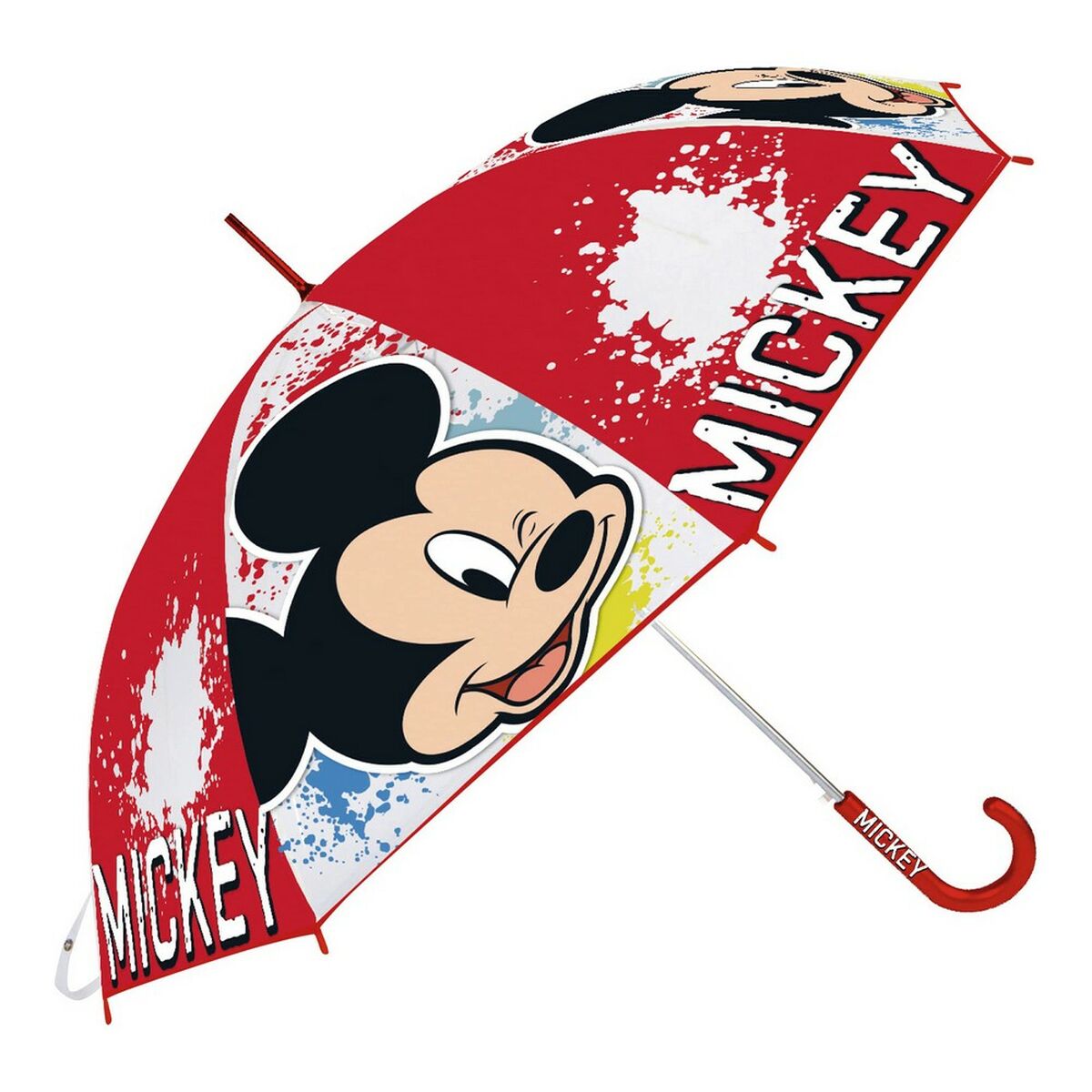 Umbrella Mickey Mouse Happy Smiles Red (&Oslash; 80 cm)