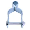 2 Packs Chain Link Fence Gate Hinge 1-5/8in Chain Link Rust Resistant Easy To Install Galvanized Steel Gate Hinge for Farm Garden Backyard