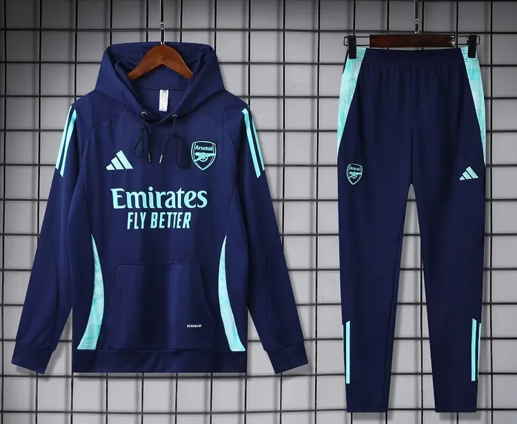 24-25 season Arsenal training hooded jersey