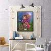 Diamond Painting-5D Full Round Drill  Big Eyes Girl