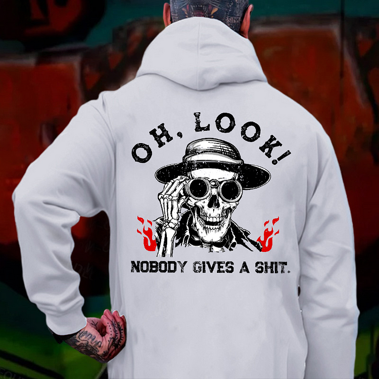 Oh Look Nobody Gives A Shit Hoodie