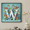 Butterfly Flower W 5D Partial Drill DIY Diamond Painting Kit 30*30cm