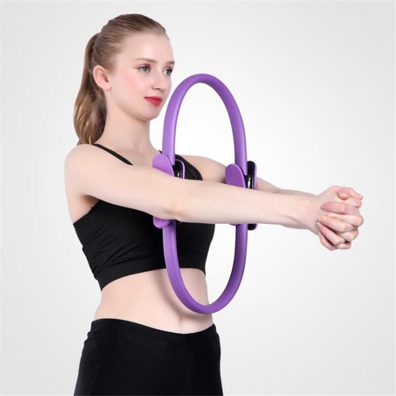 39cm Yoga Fitness Pilates Ring Dual Grip Circle