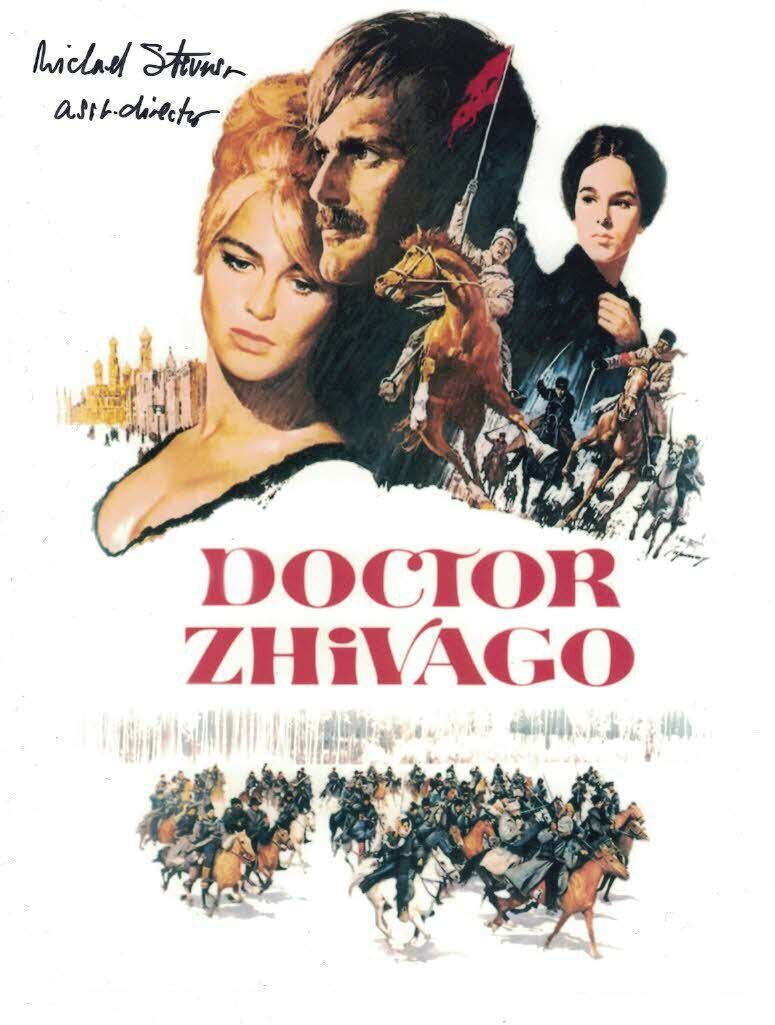 MICHAEL STEVENSON - assistant Director Doctor Zhivago hand signed 10 x 8 Photo Poster painting