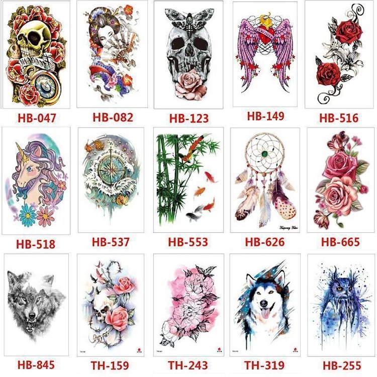 Temporary tattoo sticker