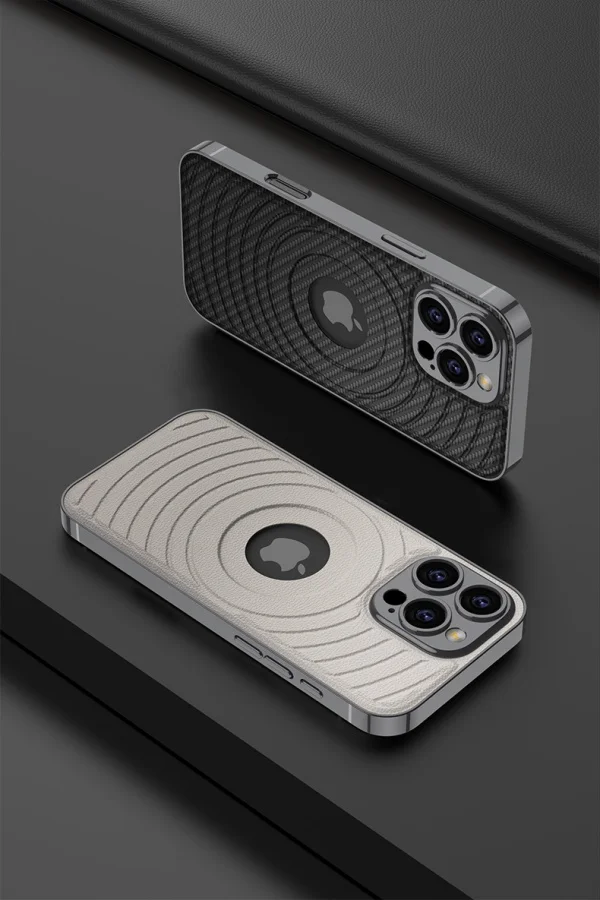 Fashion Electroplated Leather IPhone Case