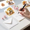 6PCS diy Diamant Kunst Gru&szlig;karten Gl&uuml;ckwunschkarten & Geschenke (M&auml;dchen)