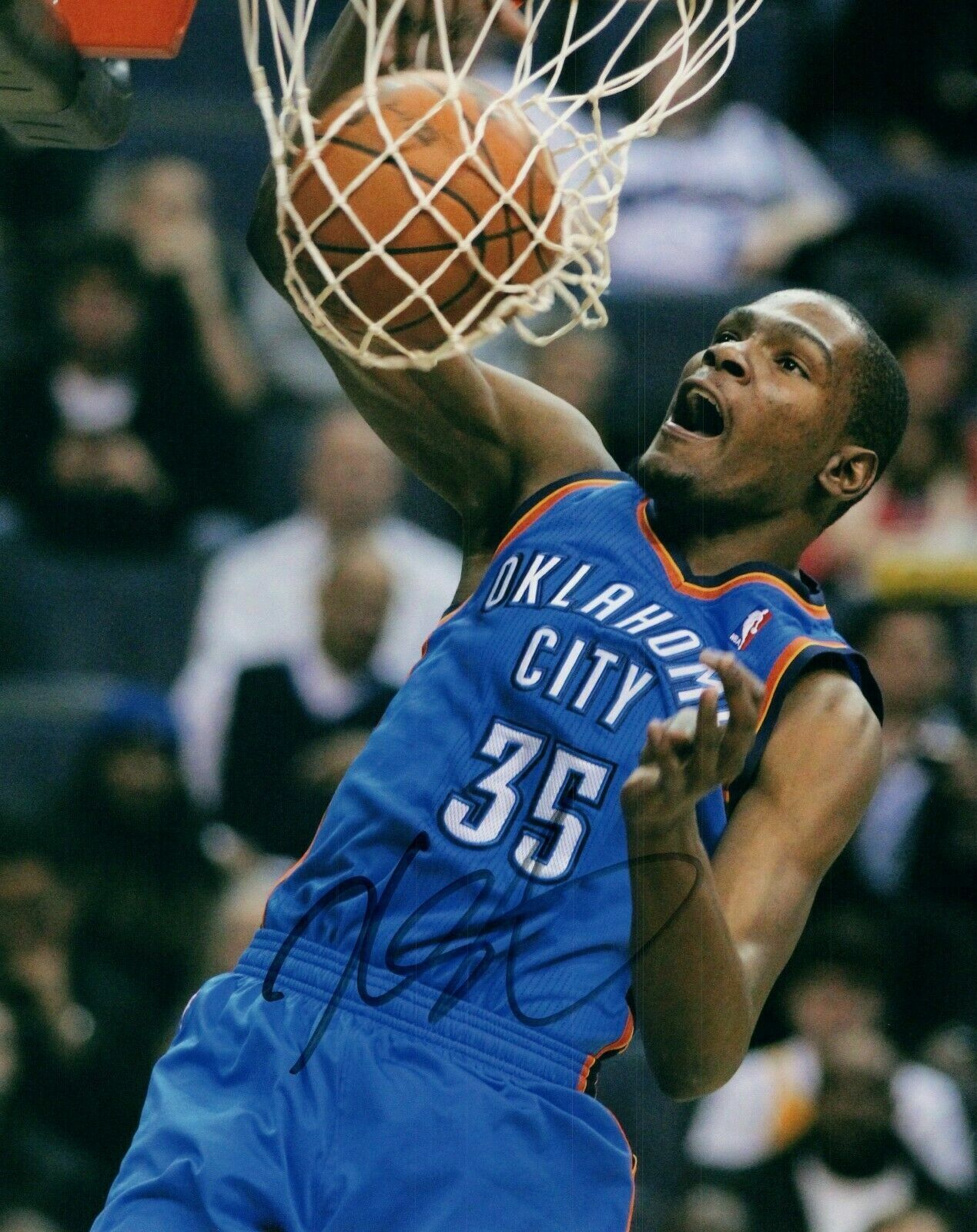 KEVIN DURANT MVP * 8 X 10 W/COA