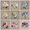 Korean Style Floral Gradient Color Artificial Stem Hydrangea Flower