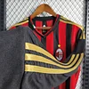 2013/2014 Retro Long Sleeve AC Milan Home Football Shirt 1:1 Thai Quality