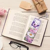 4Pcs DIY Butterfly Flower Diamond Painting Bookmarks