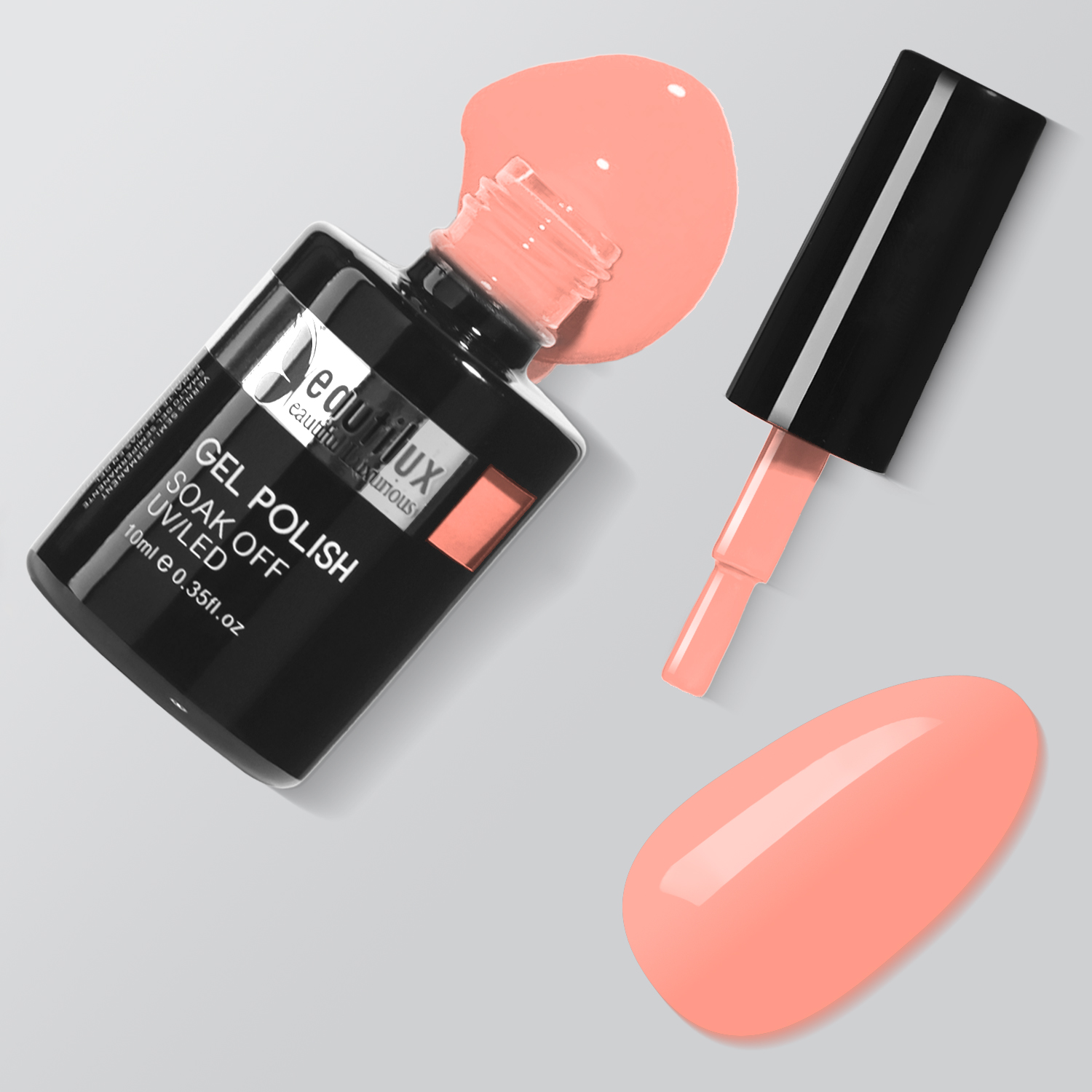 HEMA& TPO Free Nail Gel Polish Color 10ml Summer Collection- Corail