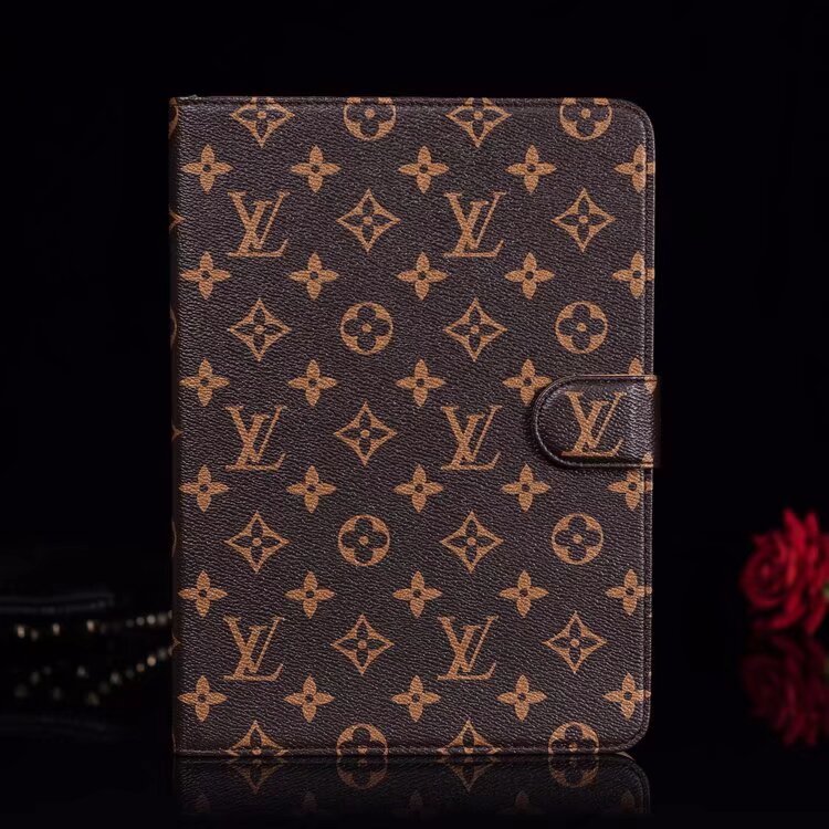 LV Luxury Louis Vuitton Canvas Monogram Leather Fresh Summer Theme Pattern Apple iPad case ProCaseMall