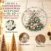 XMAS DIY Acrylic Special Shape Diamond Painting Hanging Pendant Hanging Kit