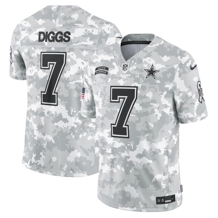 Men's Dallas Cowboys Trevon Diggs  Arctic Camo 2024 Salute to Service Limited Jersey