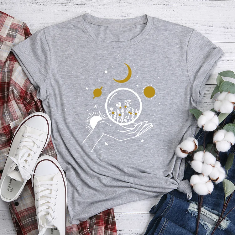 Cradled Moon  T-Shirt Tee-06213