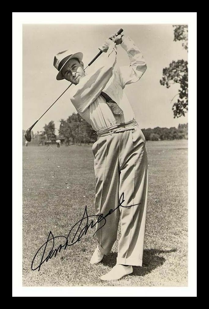 Sam Snead - Golf Autograph Signed & Framed Photo Poster painting