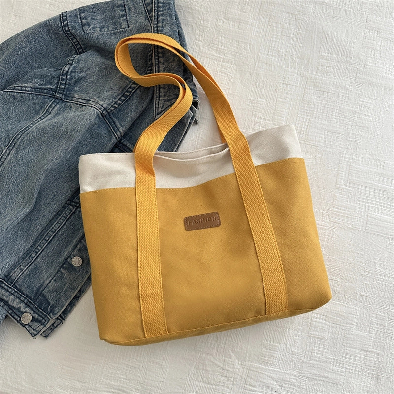 New Spring New Xiaoqing New Wide Shoulder Strap Handbag Casual Beautiful Shoulder Bag Large Capacity Women’s Bag