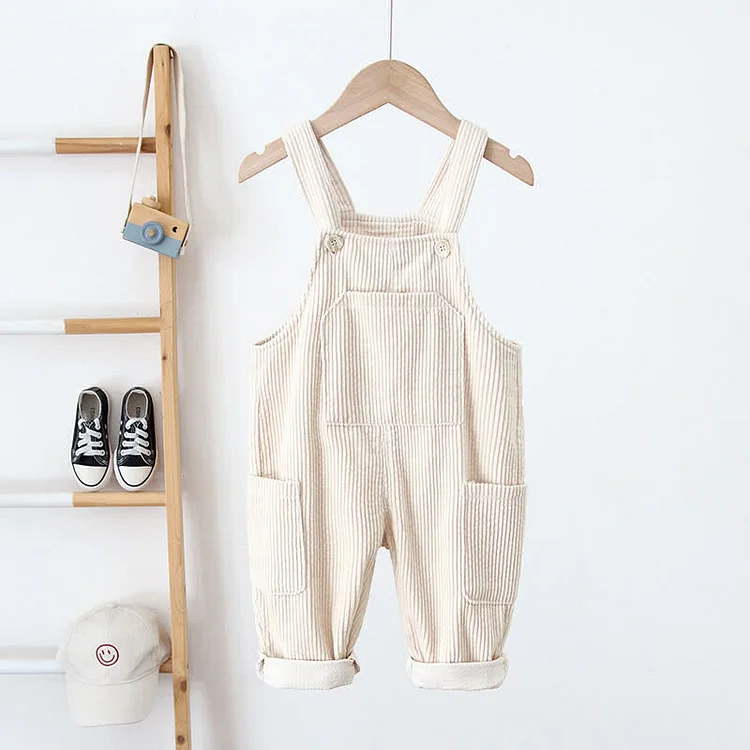 Baby Retro Corduroy Loose Suspender