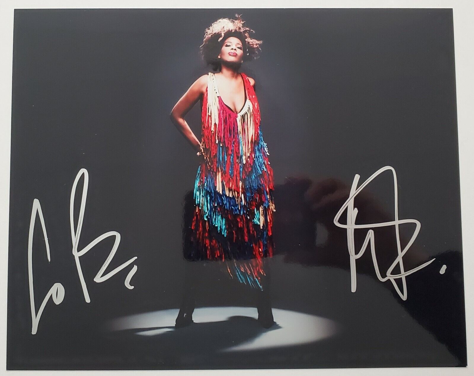 Macy Gray Signed 8x10 Metallic Photo Poster painting I Try R&B Singer Songwriter LEGEND RAD