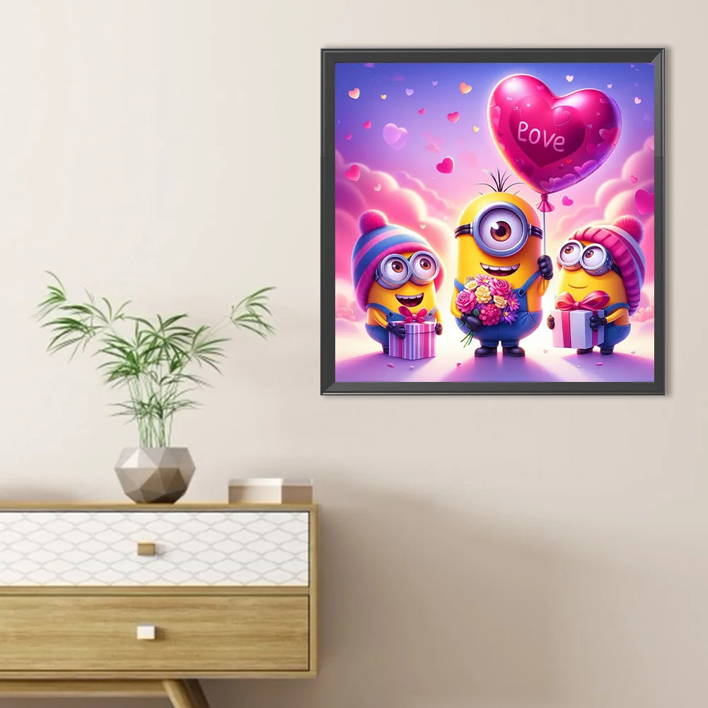 Diamond Painting - Full Round Drill - Minions(Canvas|40*40cm)