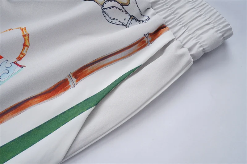 Casablanca 2023SS New Product Silk Short Sleeve Shirt