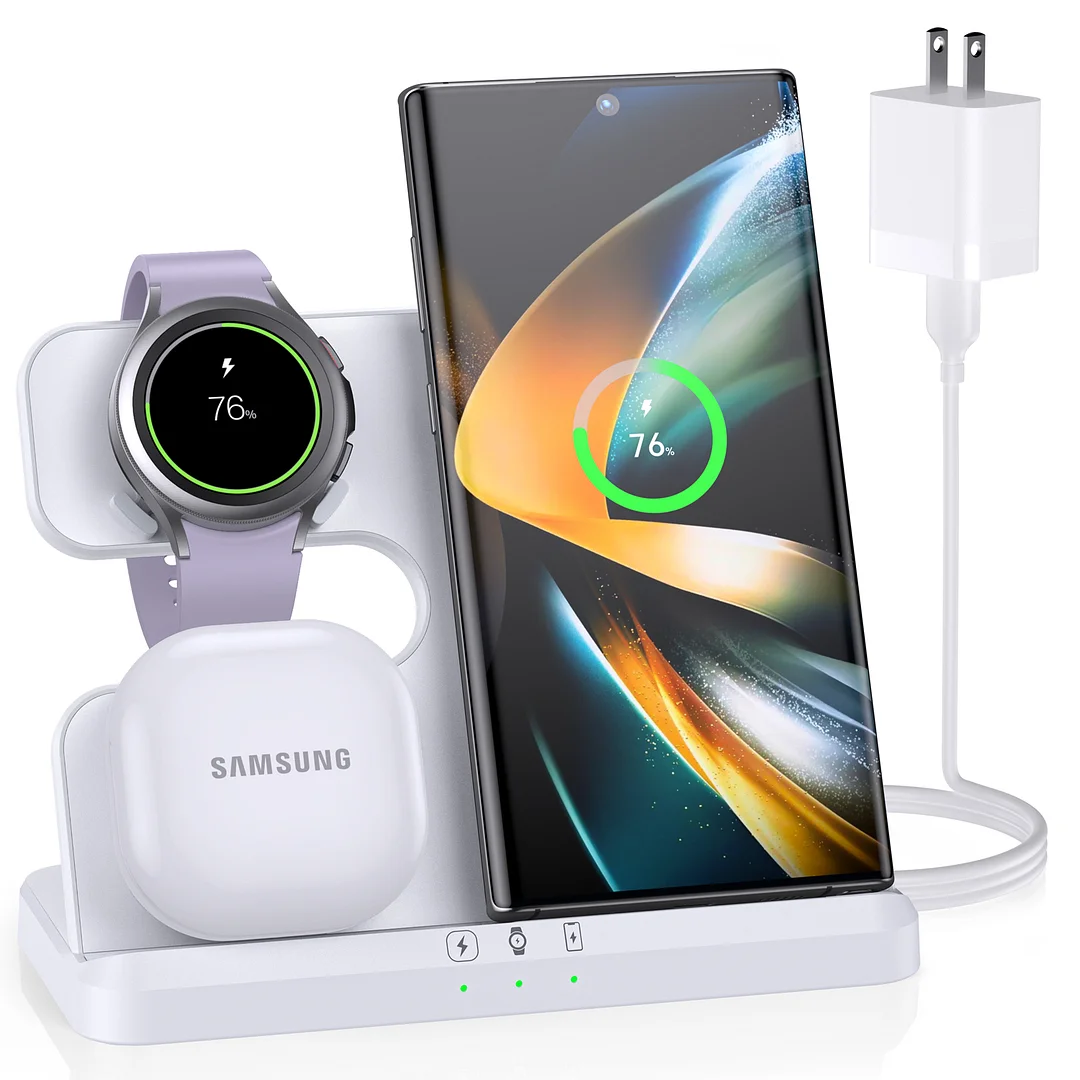 ZUBARR Wireless Charging Station for Samsung and Android Multiple