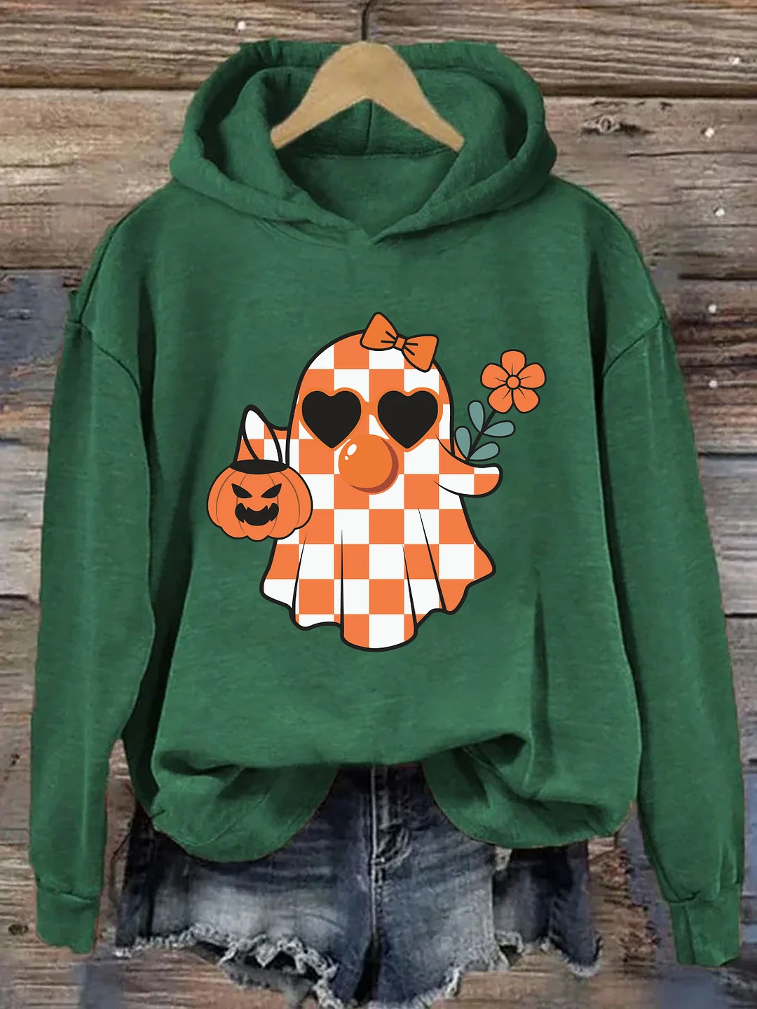 Cute Ghost Blowing Bubble Hoodie