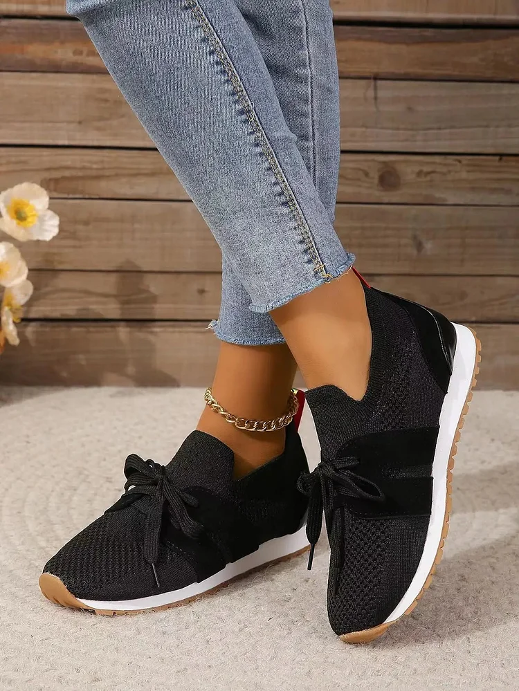 Solid Color Wedge Heel for Comfortable and Breathable Comfort Orthopedic Sneakers shopify Stunahome.com