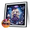 Diamond Painting -DIY Round Drill Girl(40x40cm)