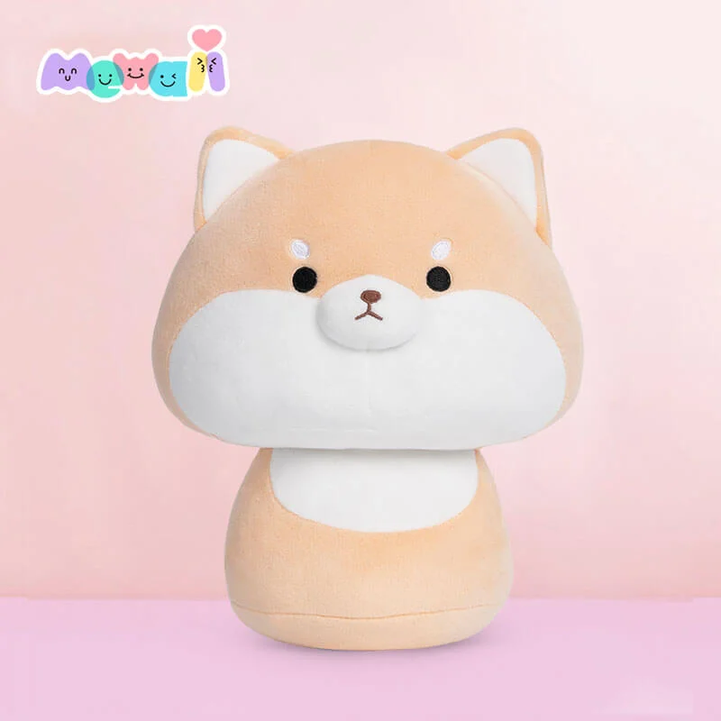 Mewaii® 8 in. Shiba Inu Dog Plush Toy  Kawaii Plush Pillow Squishy Toy