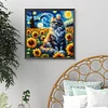 Diamond Painting-5D Full Round Drill Cats(40x40cm)