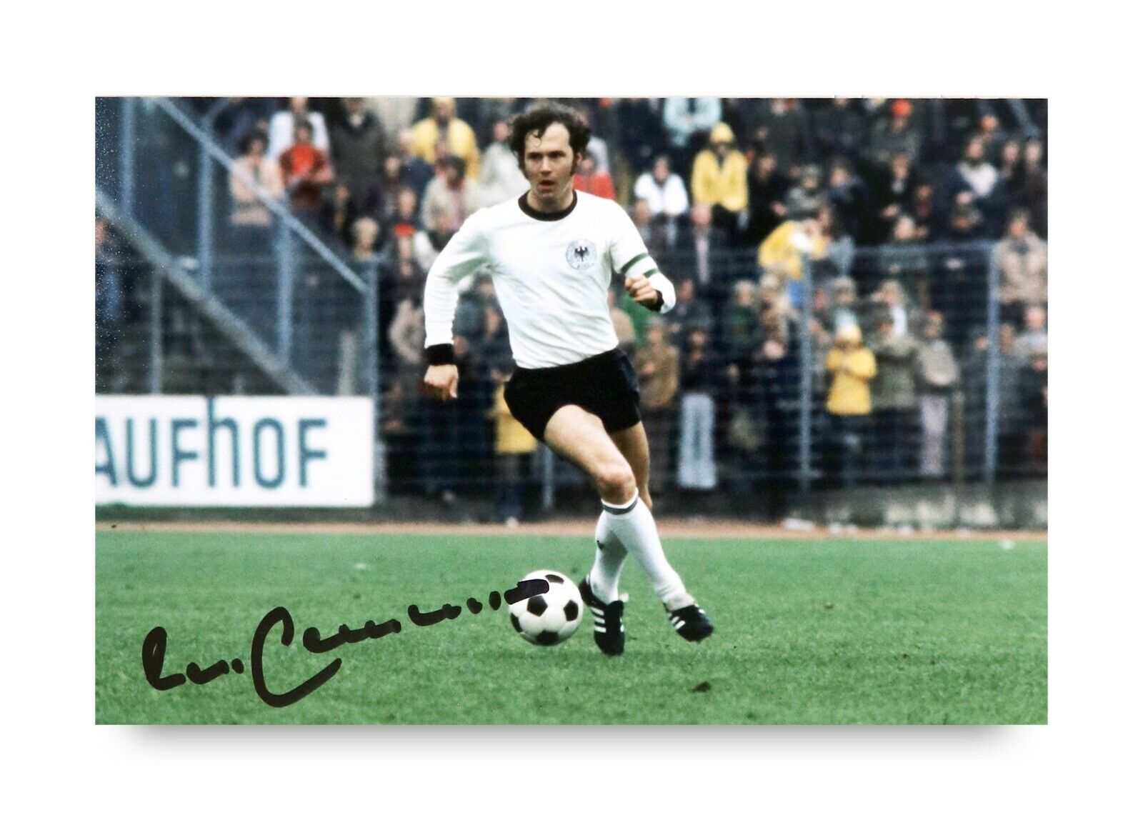 Franz Beckenbauer Signed 6x4 Photo Poster painting Germany Bayern Munich Genuine Autograph + COA