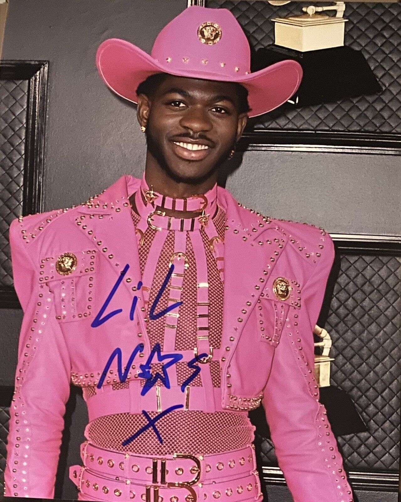 Lil Naz X Signed Autographed 8x10 Color Photo Poster painting Sexy Gay