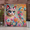 (Pre-Framed)Cat -Special Shape Diamond Painting Kit(29x29cm)
