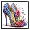 (US Local)High Heel-11CT Stamped Cross Stitch Kit(40x40cm)
