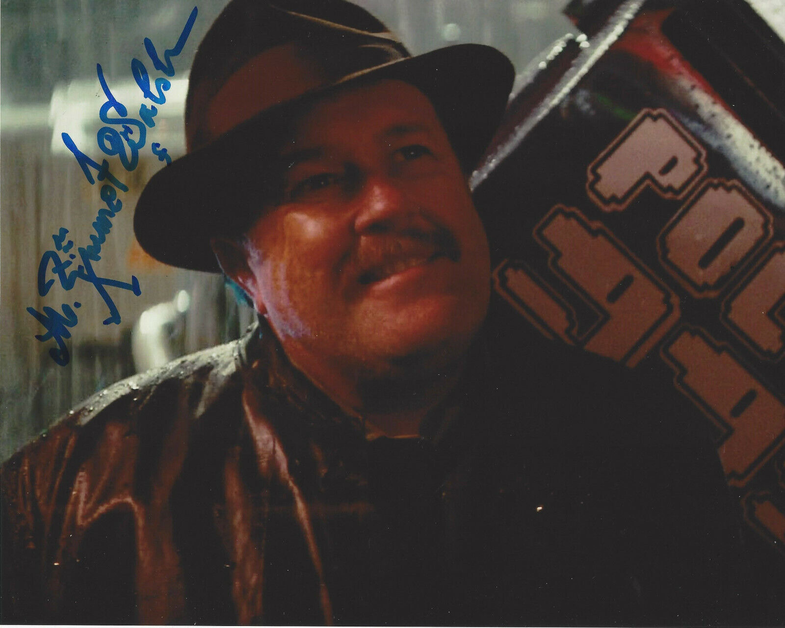 M. EMMET WALSH SIGNED AUTHENTIC 'BLADE RUNNER' 8x10 Photo Poster painting 3 w/COA ACTOR PROOF