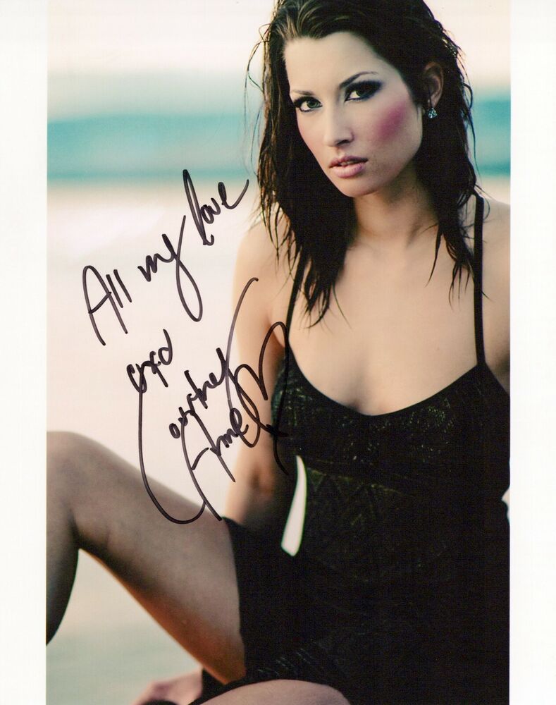 Courtney Anne Mitchell glamour shot autographed Photo Poster painting signed 8x10 #1