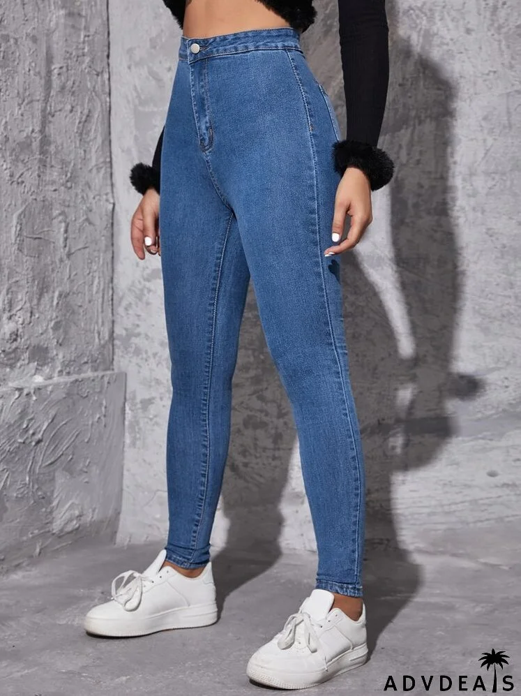 High Waist Skinny Jeans