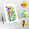 50 Pages A5 DIY Special Shaped Diamond Painting Diary Notebook Kit (Three Gnomes)