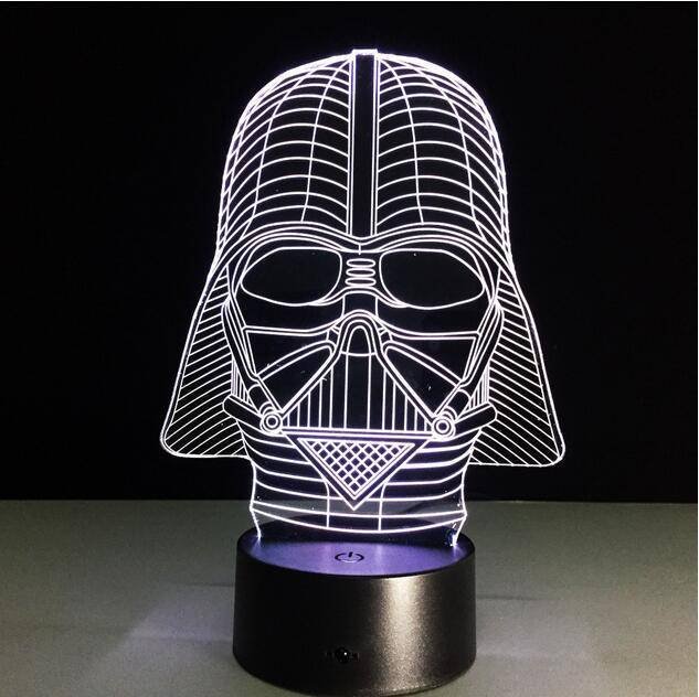 3D Led Illusion Lamp Star Wars Night Light