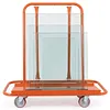 [US Local Warehouse] Heavy Duty Drywall Sheet Cart Panel Dolly Wooden Board Trolley Flatbed Handcart
